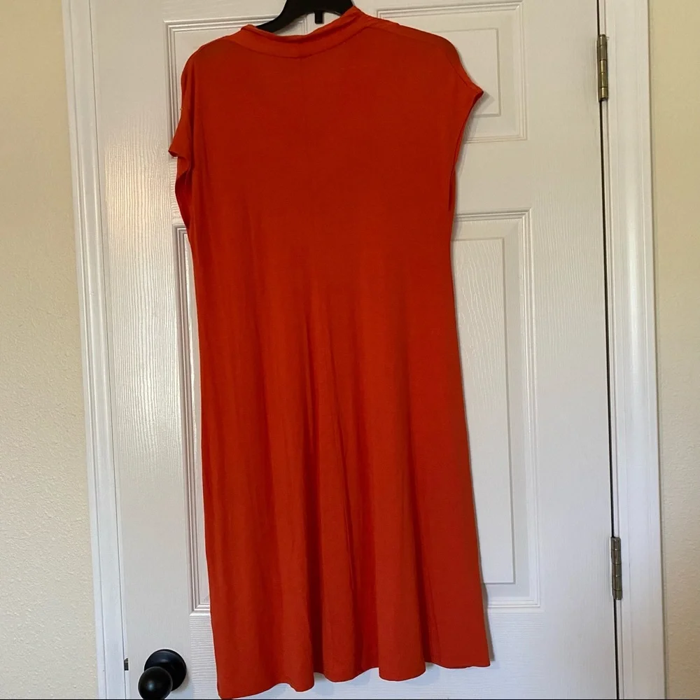 EILLEN FISHER , SIZE MEDIUM. ORANGE COLOR - Picture 3 of 6